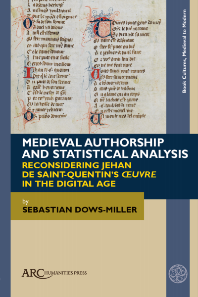 Cover of book: Medieval Authorship and Statistical Analysis