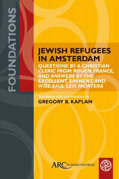Cover of book: Jewish Refugees in Amsterdam