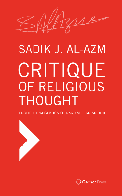 Cover des Buchs: Critique of Religious Thought. English Translation of naqd al-fikr ad-dini