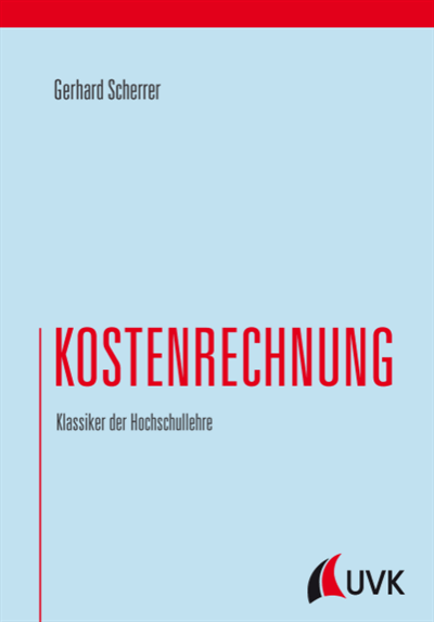 Cover des Buchs: Kostenrechnung