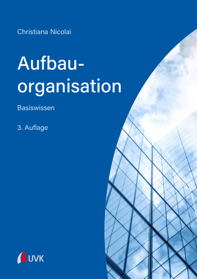 Cover of book: Aufbauorganisation