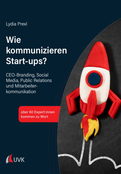 Cover of book: Wie kommunizieren Start-ups?