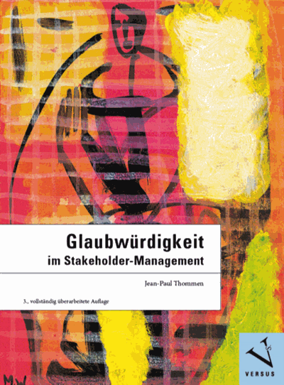 Cover of book: Glaubwürdigkeit im Stakeholder-Management