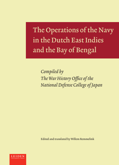 Cover of book: The Operations of the Navy in the Dutch East Indies and the Bay of Bengal