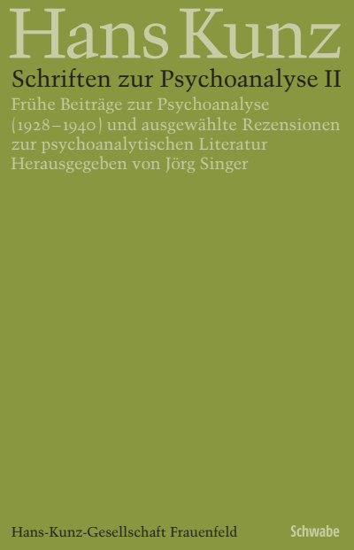 Cover of book: Schriften zur Psychoanalyse II