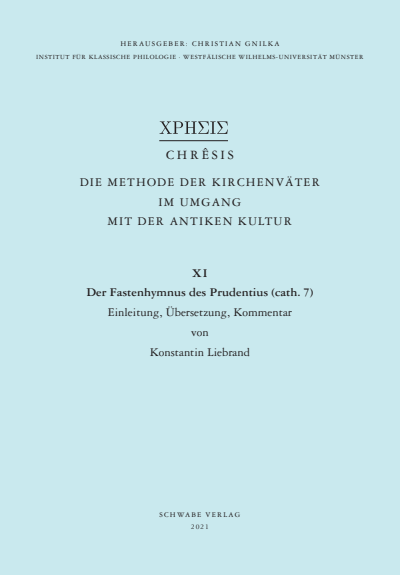 Cover des Buchs: Der Fastenhymnus des Prudentius (cath. 7)