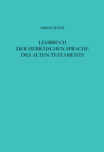 Cover des Buchs: Lehrbuch der Hebräischen Sprache des Alten Testaments