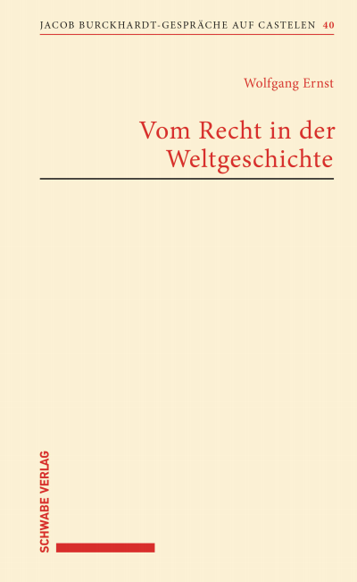 Cover des Buchs: Vom Recht in der Weltgeschichte