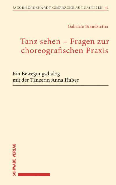 Cover des Buchs: Tanz sehen – Fragen zur choreographischen Praxis