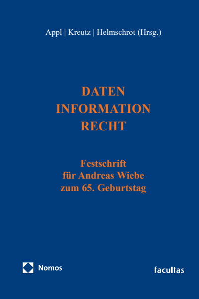 Cover of book: Daten – Information – Recht
