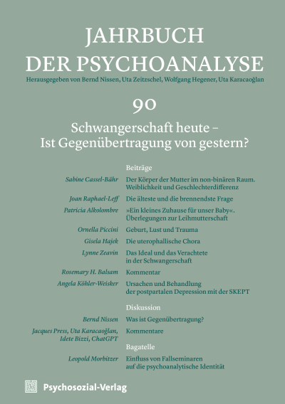 Cover of Volume: Jahrbuch der Psychoanalyse Volume 66 (2025), Edition 1