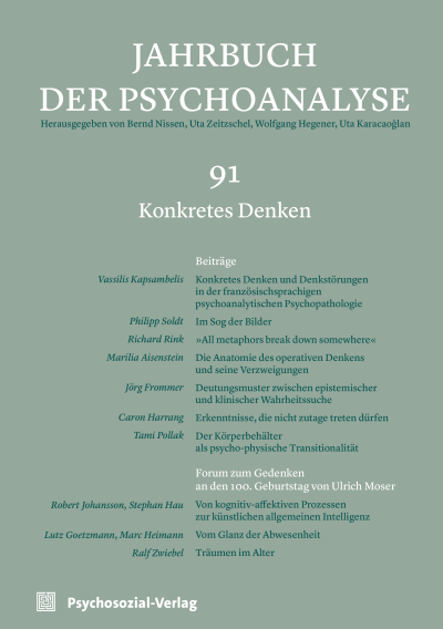 Cover of Volume: Jahrbuch der Psychoanalyse Volume 66 (2025), Edition 2