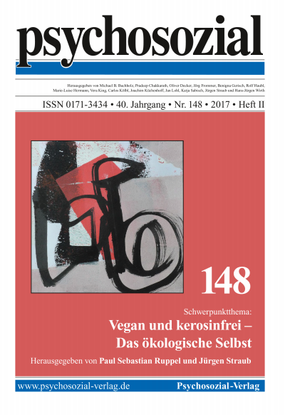 Cover of Volume: psychosozial Volume 40 (2017), Edition 2