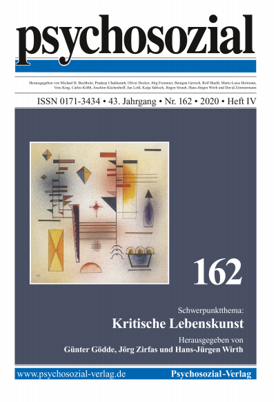 Cover der Ausgabe: psychosozial Jahrgang 43 (2020), Heft 4