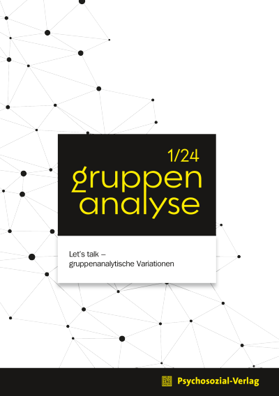 Cover of Volume: gruppenanalyse Volume 34 (2024), Edition 1