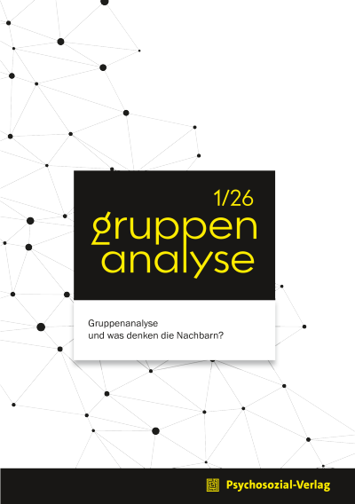 Cover der Ausgabe: gruppenanalyse Jahrgang 36 (2026), Heft 1