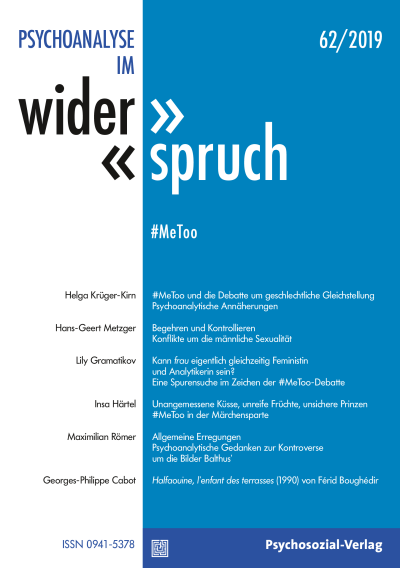 Cover der Ausgabe: Psychoanalyse im Widerspruch Jahrgang 31 (2019), Heft 2
