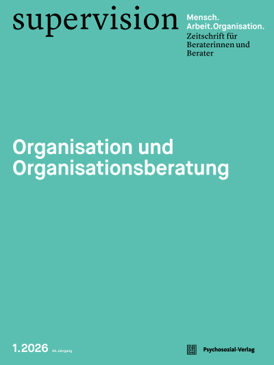 Cover der Ausgabe: supervision Jahrgang 44 (2026), Heft 1