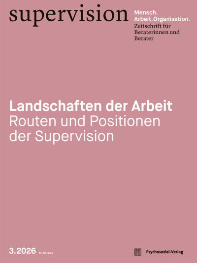 Cover der Ausgabe: supervision Jahrgang 44 (2026), Heft 3