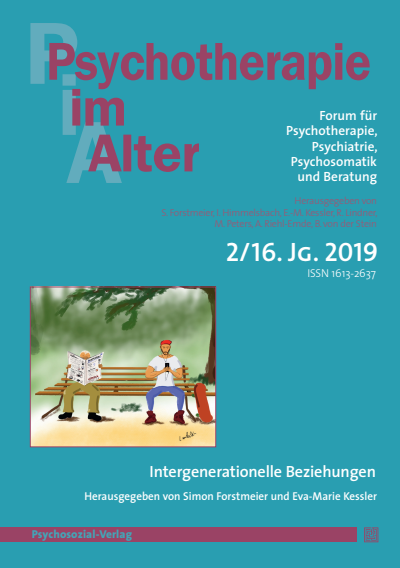 Cover of Volume: Psychotherapie im Alter Volume 16 (2019), Edition 2
