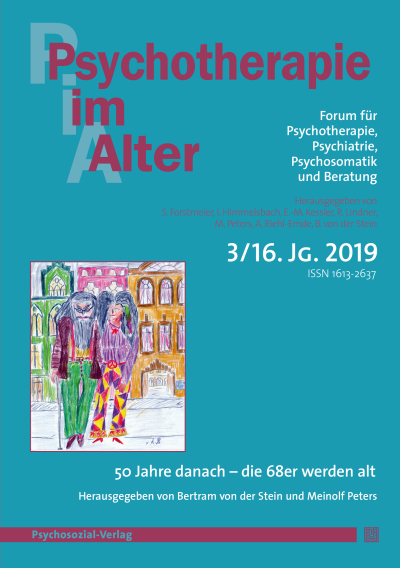 Cover of Volume: Psychotherapie im Alter Volume 16 (2019), Edition 3