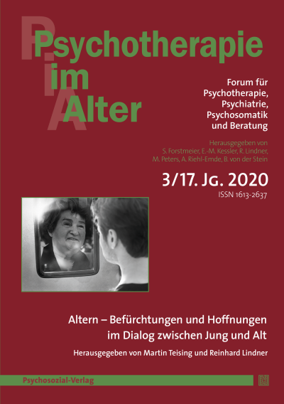 Cover der Ausgabe: Psychotherapie im Alter Jahrgang 17 (2020), Heft 3