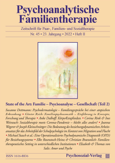 Cover of Volume: Psychoanalytische Familientherapie Volume 23 (2022), Edition 2