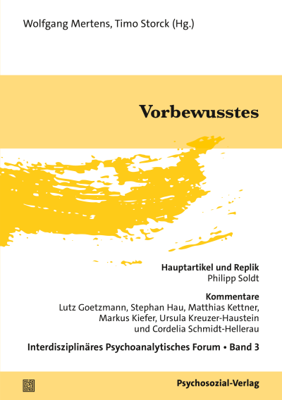 Cover des Buchs: Vorbewusstes