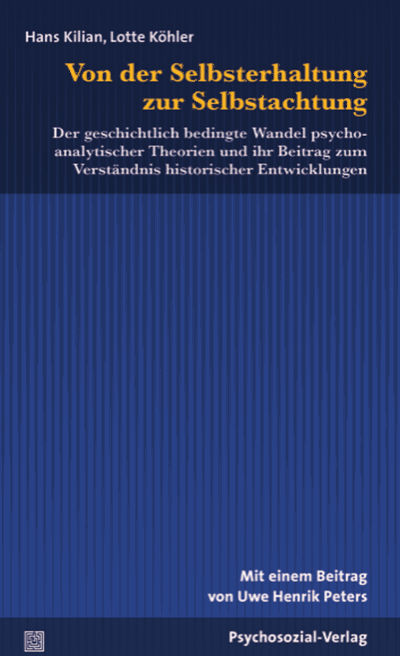 Cover of book: Von der Selbsterhaltung zur Selbstachtung