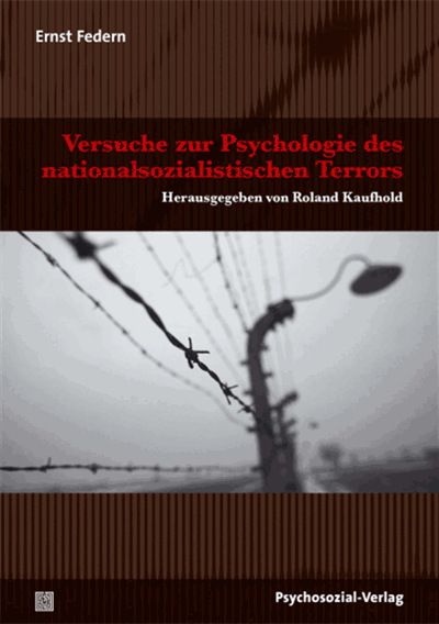 Cover of book: Versuche zur Psychologie des nationalsozialistischen Terrors