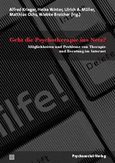 Cover des Buchs: Geht die Psychotherapie ins Netz?