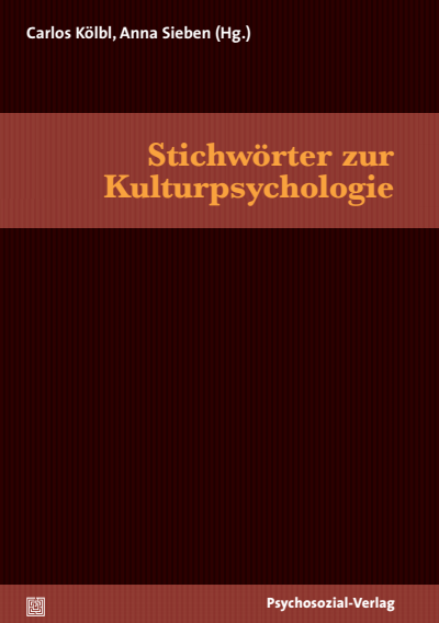 Cover of book: Stichwörter zur Kulturpsychologie