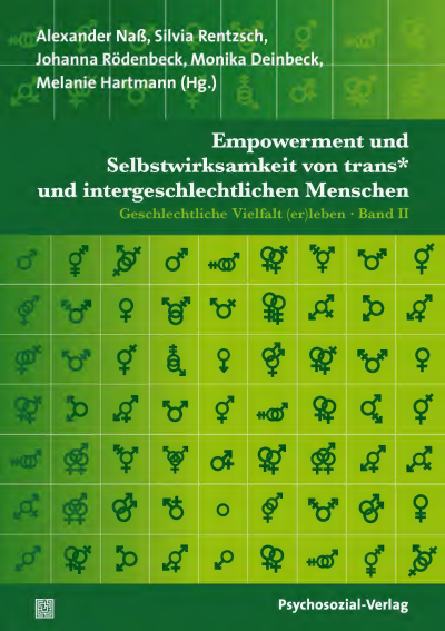 Cover des Buchs: Empowerment und Selbstwirksamkeit von trans* und intergeschlechtlichen Menschen