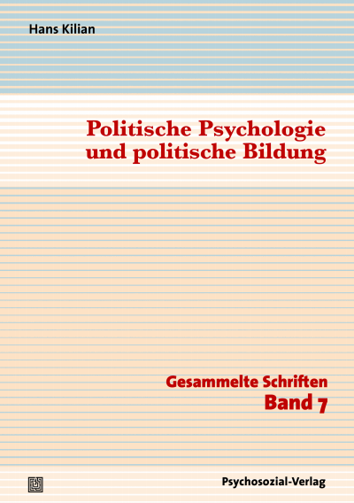 Cover of book: Politische Psychologie und politische Bildung