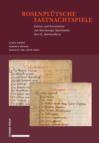 Cover of book: Rosenplütsche Fastnachtspiele