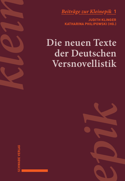 Cover des Buchs: Die neuen Texte der Deutschen Versnovellistik