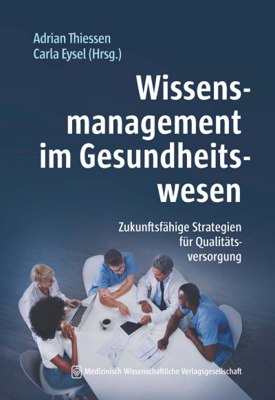 Cover des Buchs: Wissensmanagement im Gesundheitswesen