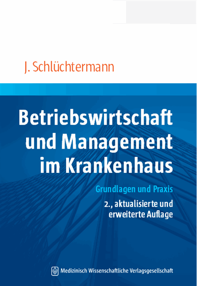 Cover of book: Betriebswirtschaft und Management im Krankenhaus