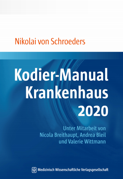 Cover of book: Kodier-Manual Krankenhaus 2020