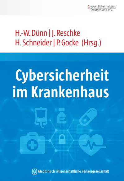 Cover of book: Cybersicherheit im Krankenhaus
