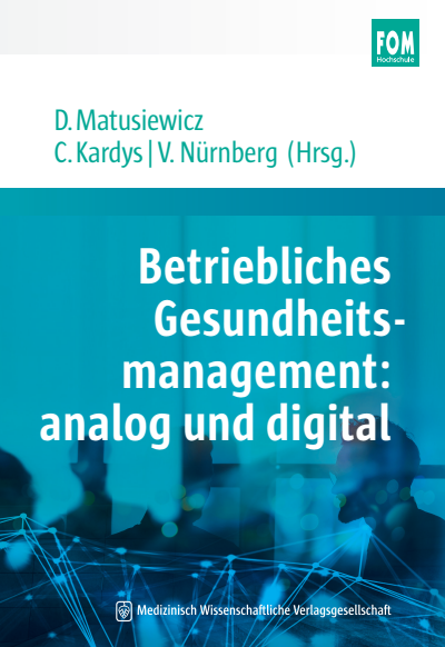Cover des Buchs: Betriebliches Gesundheitsmanagement: analog und digital