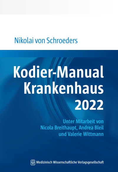 Cover des Buchs: Kodier-Manual Krankenhaus 2022