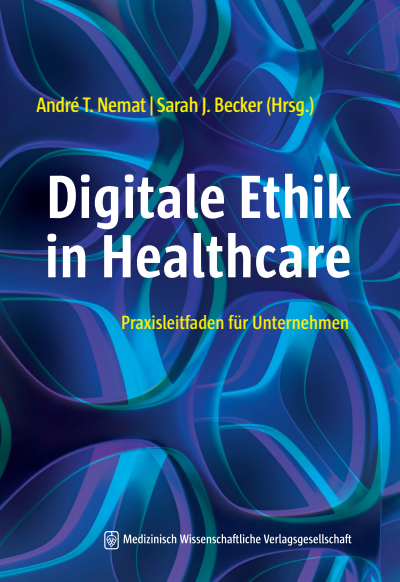 Cover of book: Digitale Ethik in Healthcare