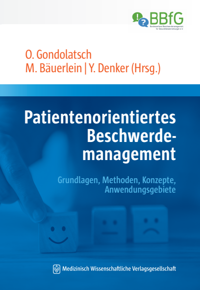 Cover of book: Patientenorientiertes Beschwerdemanagement