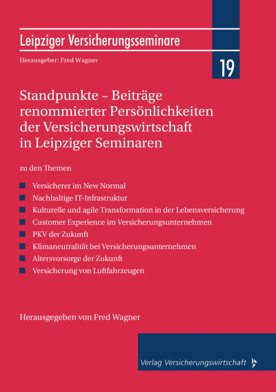 Cover des Buchs: Standpunkte – Beiträge renommierter Persönlichkeiten der Versicherungswirtschaft in Leipziger Seminaren