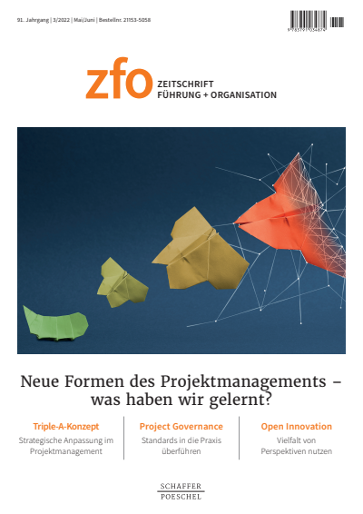Cover of Volume: zfo Volume 91 (2022), Edition 3