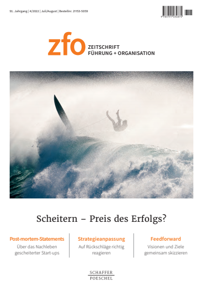 Cover of Volume: zfo Volume 91 (2022), Edition 4
