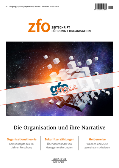 Cover of Volume: zfo Volume 91 (2022), Edition 5