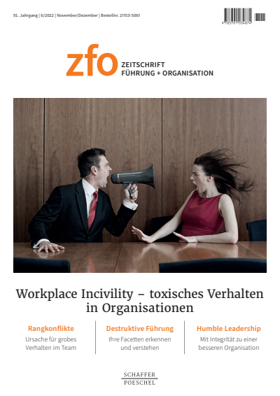 Cover of Volume: zfo Volume 91 (2022), Edition 6