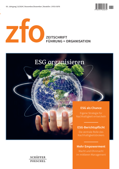 Cover of Volume: zfo Volume 93 (2024), Edition 6